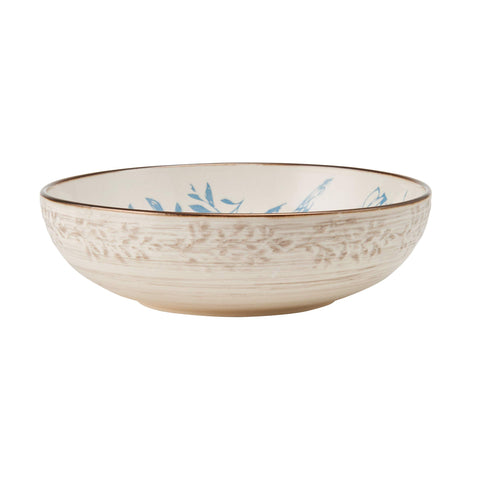 Pfaltzgraff two plates showing pattern variation and unique reactive glaze