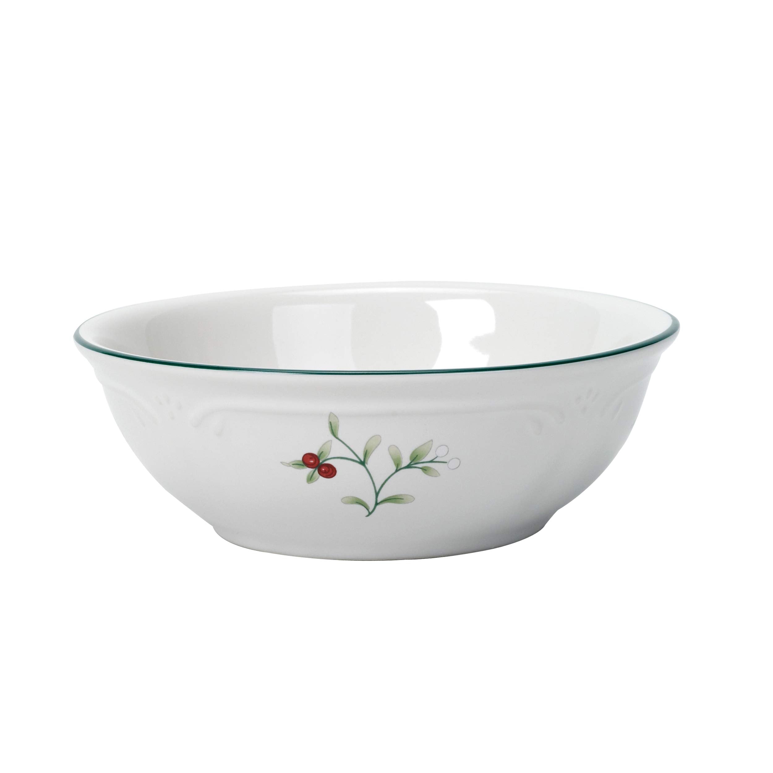 Pfaltzgraff bowl holding soup showing functional depth and serving convenience