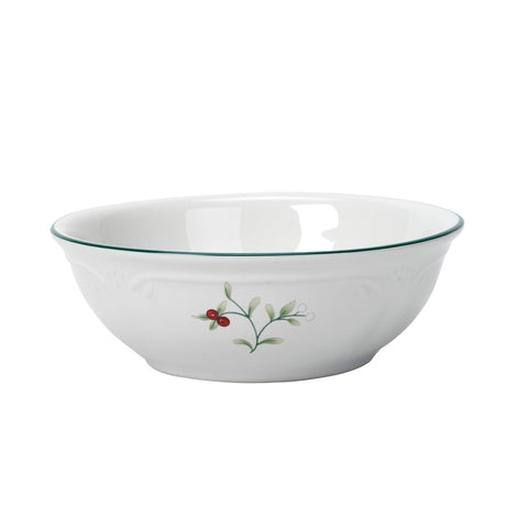 Pfaltzgraff bowl holding soup showing functional depth and serving convenience