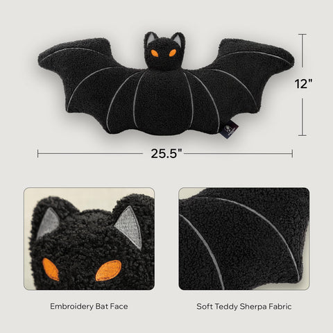 Phantoscope embroidery close-up showing stitched eyes and wing detail for personality
