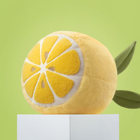 Phantoscope lemon front view showing cheerful shape and bright color for decor