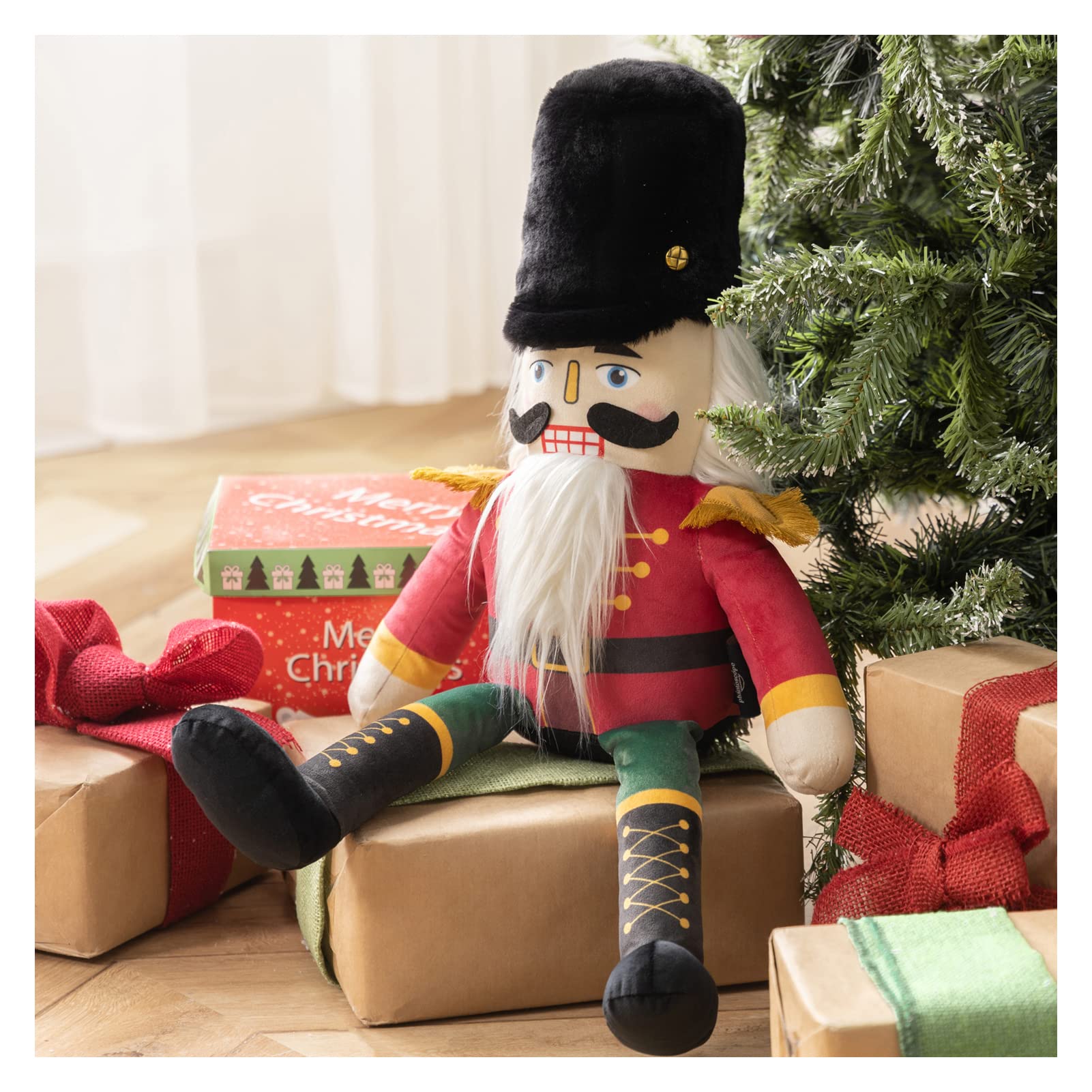 Phantoscope nutcracker front view showing festive design and instant holiday charm