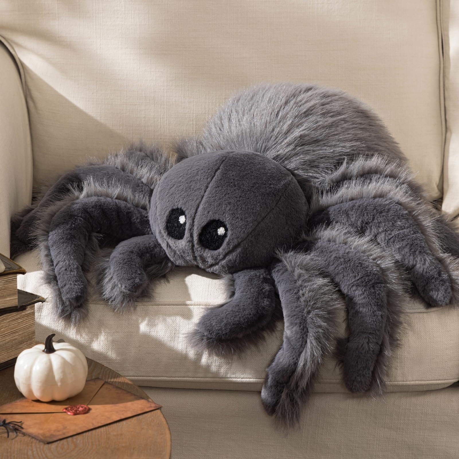 Phantoscope front view shows spider shape and cozy texture