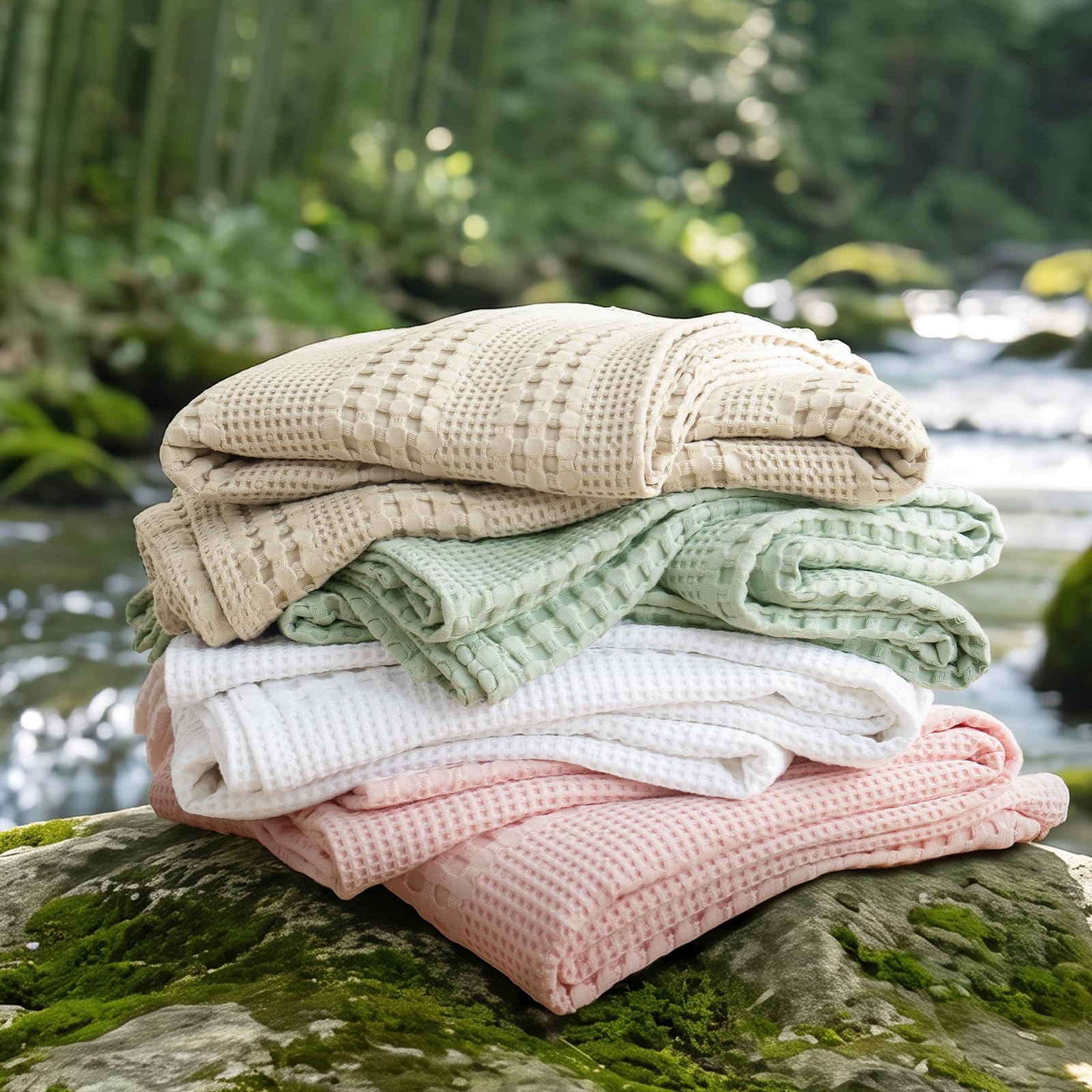 PHF blanket in washing machine illustrating machine-washable care benefit