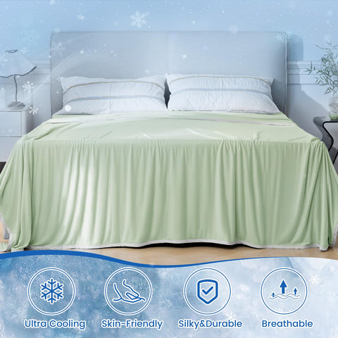 PHF blanket in use with sleepers illustrating moisture-wicking and comfort benefit