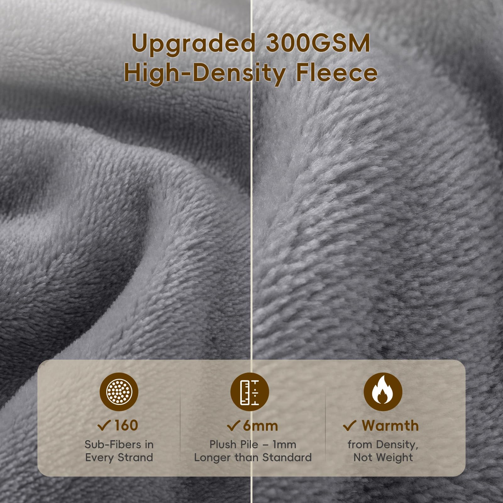 PHF blanket on king bed styled to show generous size and decor versatility