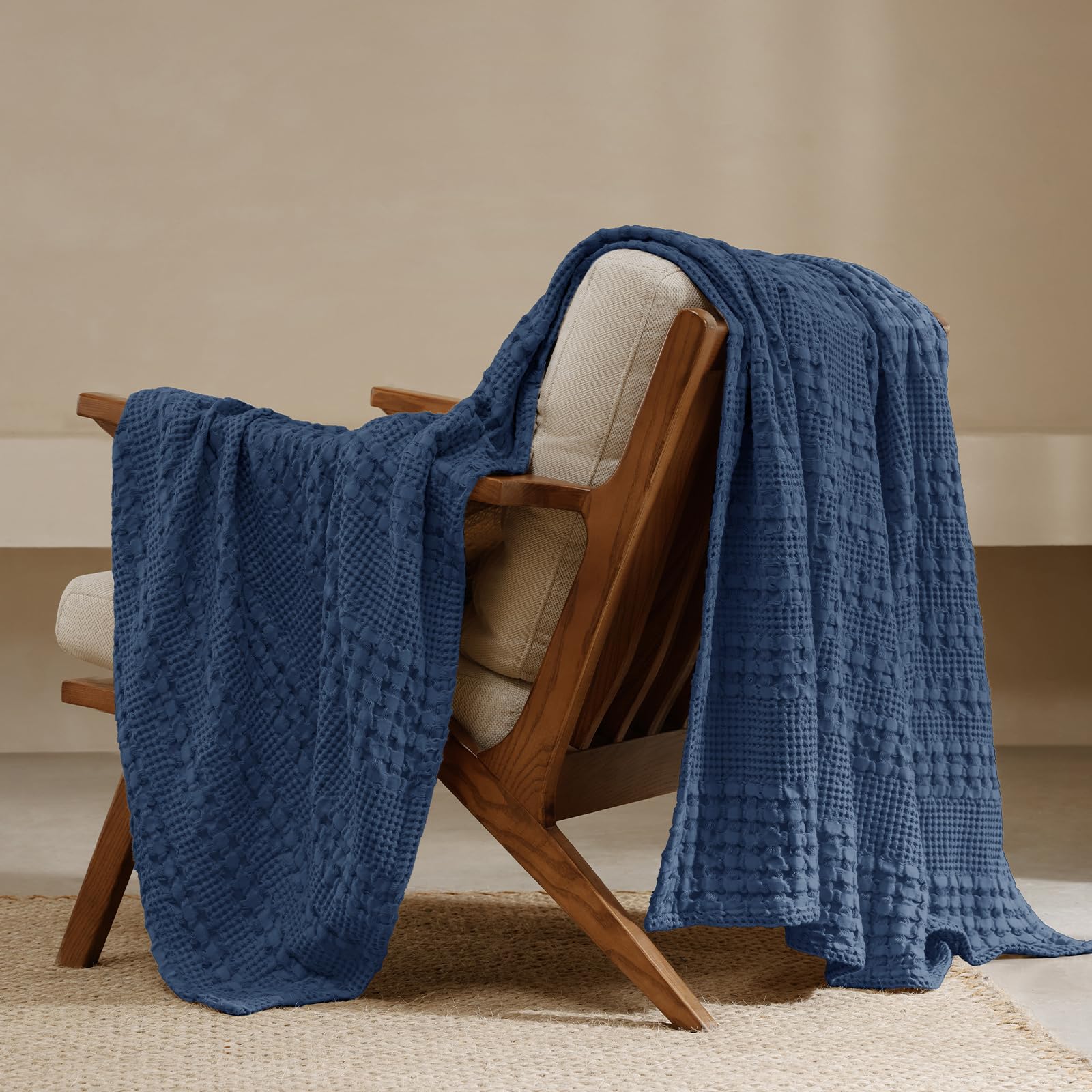 PHF folded front view showing Blue Sapphire color and neat styling benefit
