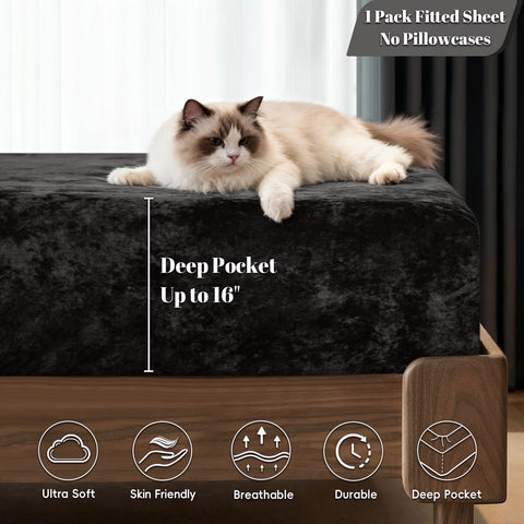 PHF deep 15-inch pocket detail demonstrating snug fit for thick mattresses