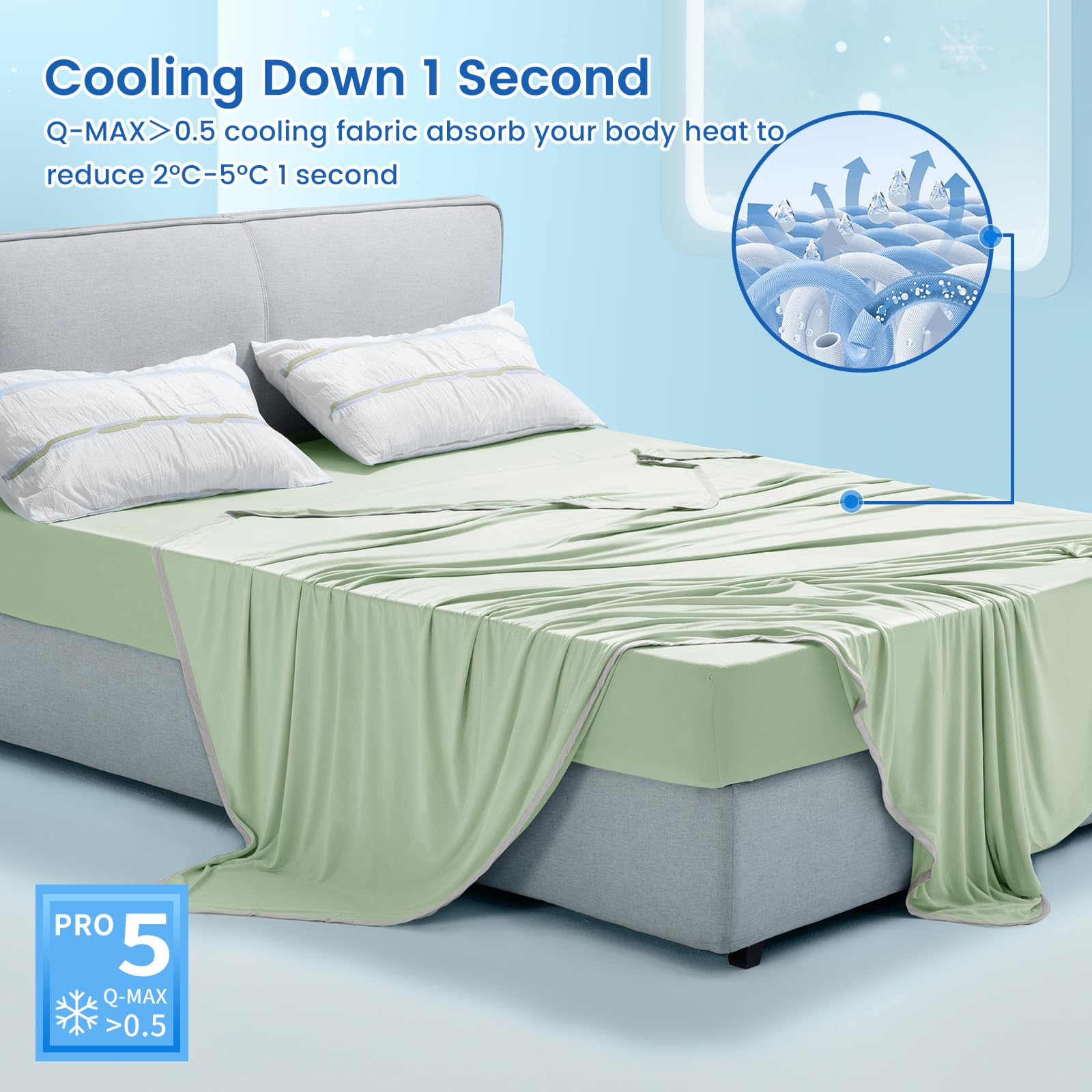 PHF fabric close-up displaying Arc-Chill texture and quick-heat absorption benefit