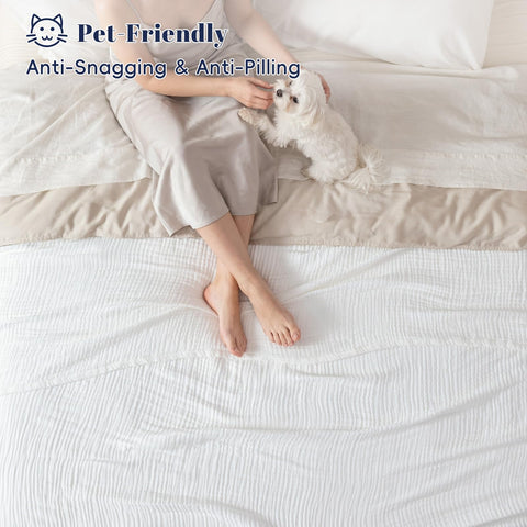 PHF family sleeping lifestyle scene showing comfort for hot sleepers