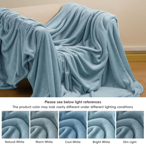 PHF blanket beside ruler illustrating true queen dimensions and scale