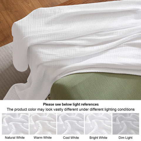 PHF blanket covering nursery glider indicating gentle fabric for baby care