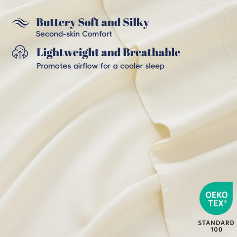 PHF pillowcase close-up highlighting silky weave and comfortable, hair-friendly surface