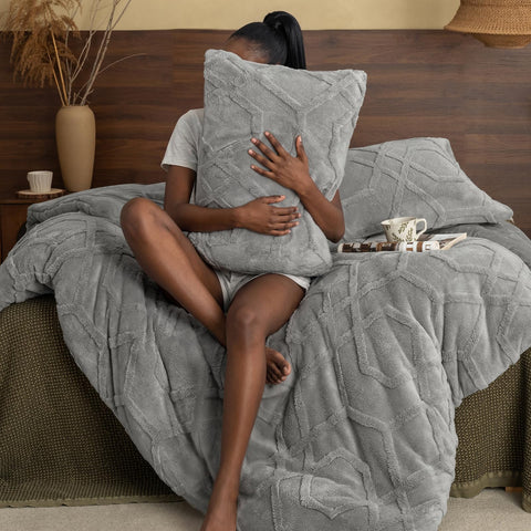 PHF pillowcase front with label showing standard size and matching set look