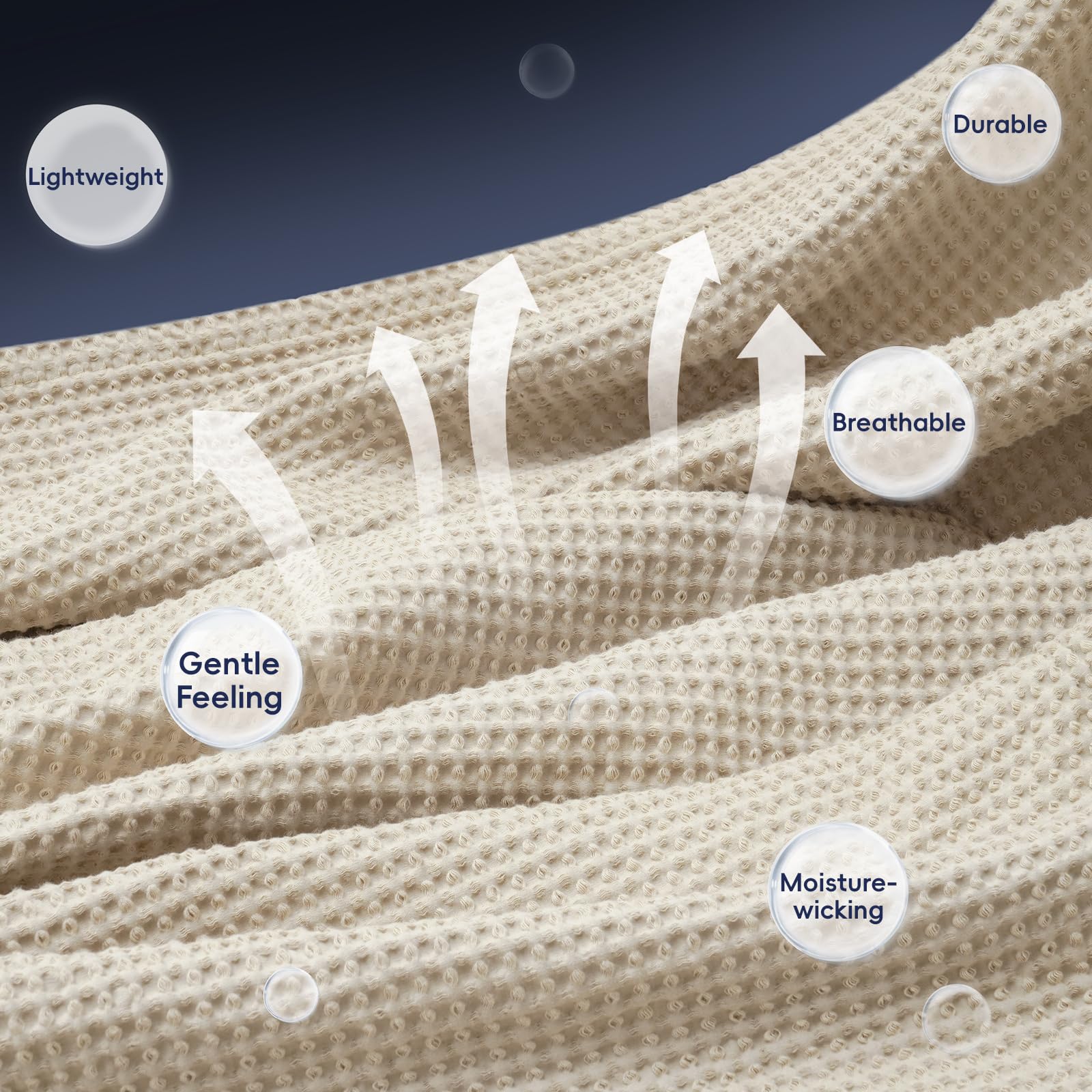 PHF blanket edge and stitching detail showing durable finish