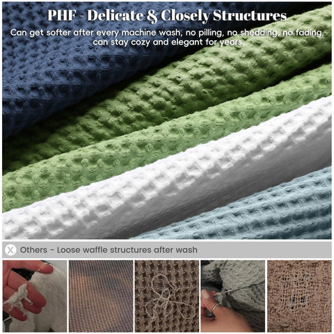 PHF blanket folded on shelf showing tidy storage and easy decor pairing