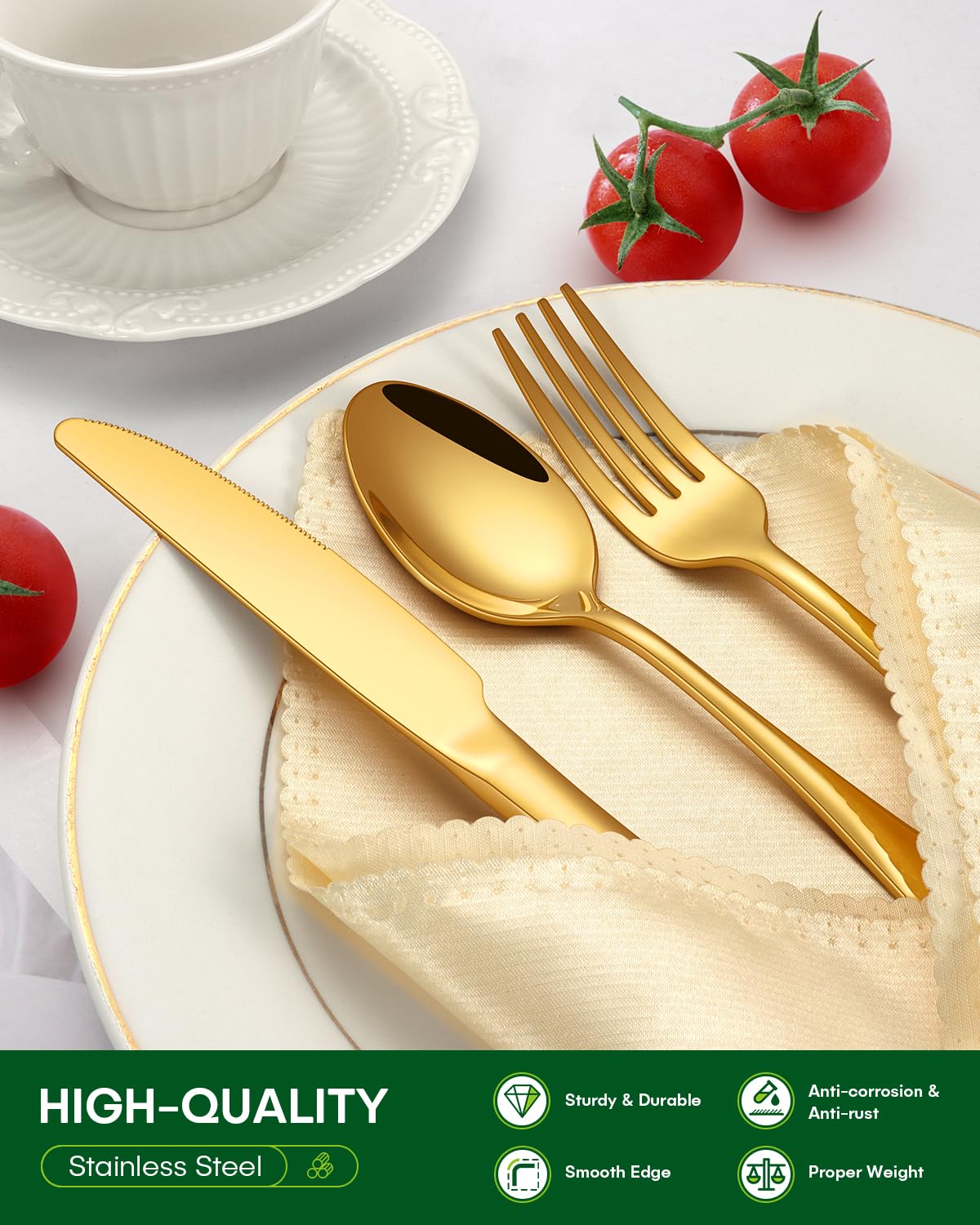 PHILIPALA arranged knife fork and spoon demonstrating coordinated design benefit