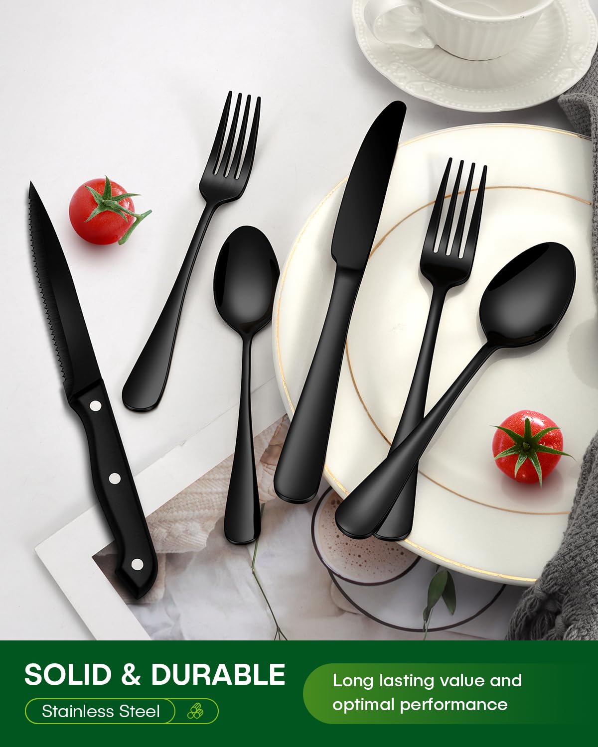 PHILIPALA spoon bowl detail showing mirror finish and smooth food contact surface