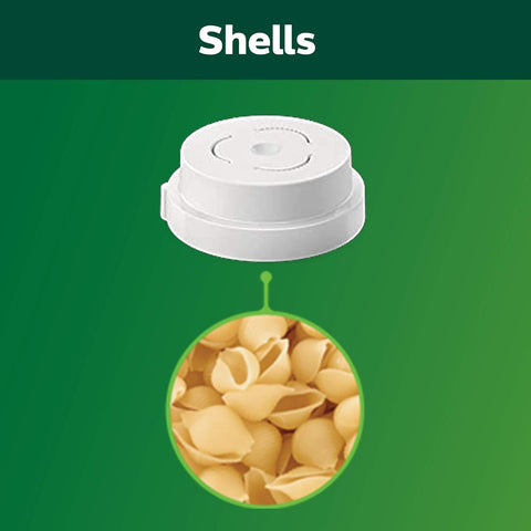 Philips Avance paccheri disc detail showing smooth edges for hollow shapes