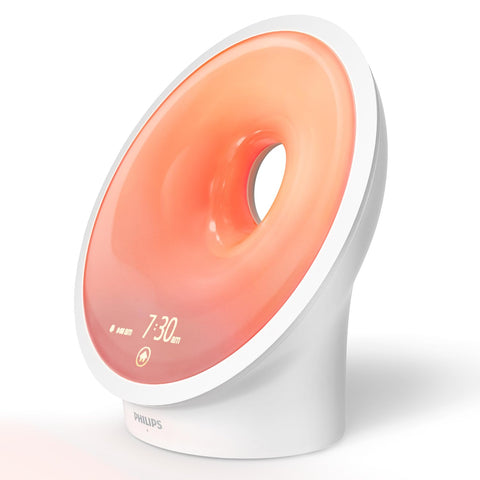 Philips HF3650 on bedside table in bedroom lifestyle showing everyday use