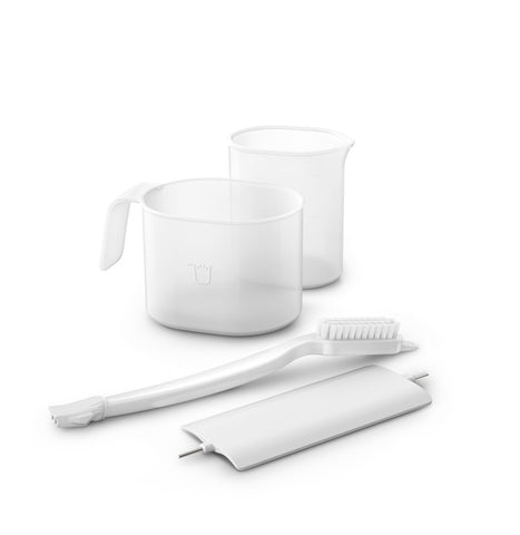 Philips Viva on countertop near cutting board showing space-saving design