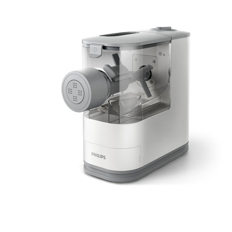 Philips Viva front view showing compact pasta maker and easy operation benefit