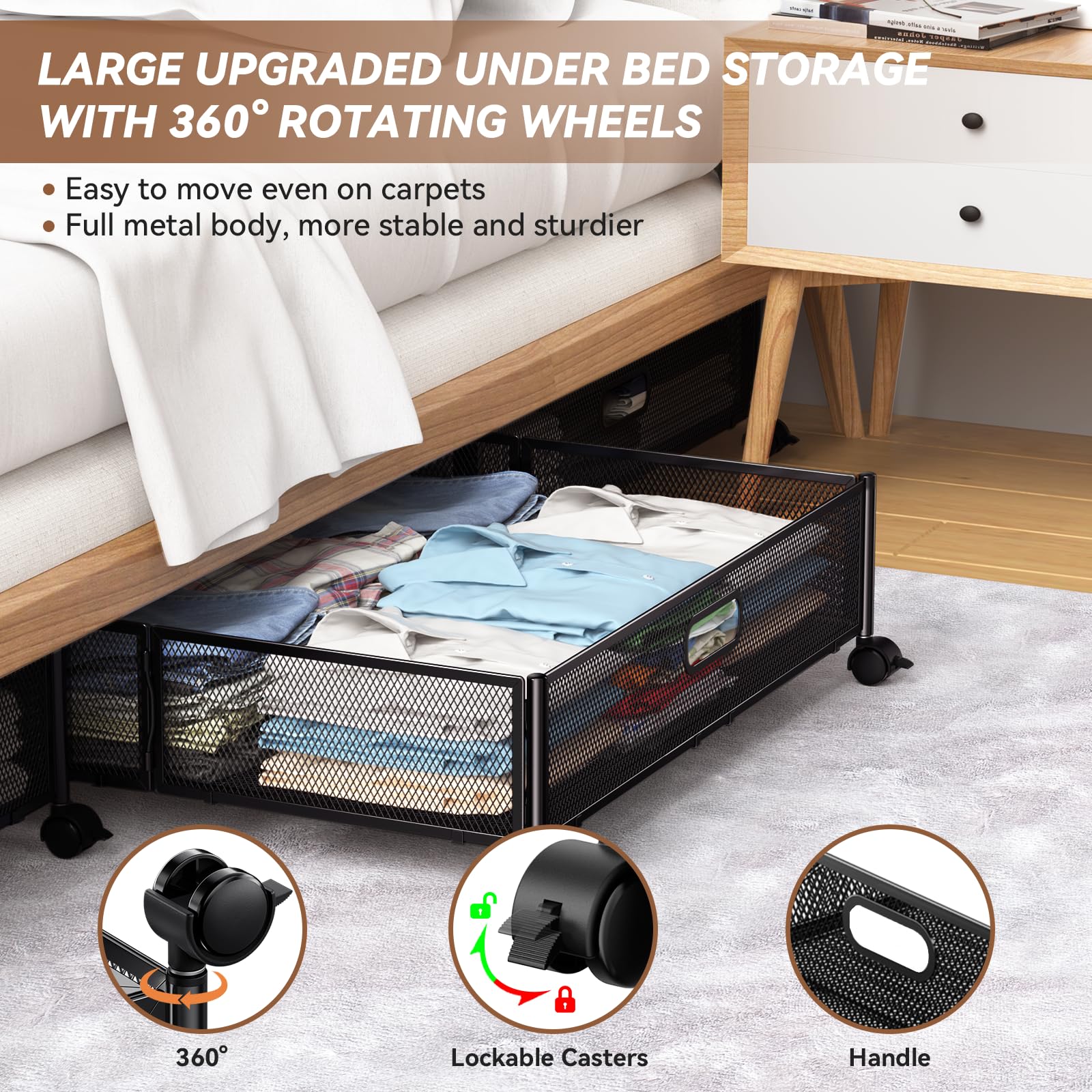 PHINOX unit folded flat compactly showing small profile benefit easy long-term storage