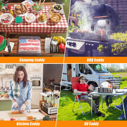 PHINOX hooks and removable accessories detail showing versatile storage for tools and utensils benefit