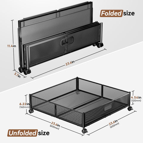 PHINOX close-up of fine mesh shelf showing reinforced metal for higher load capacity benefit