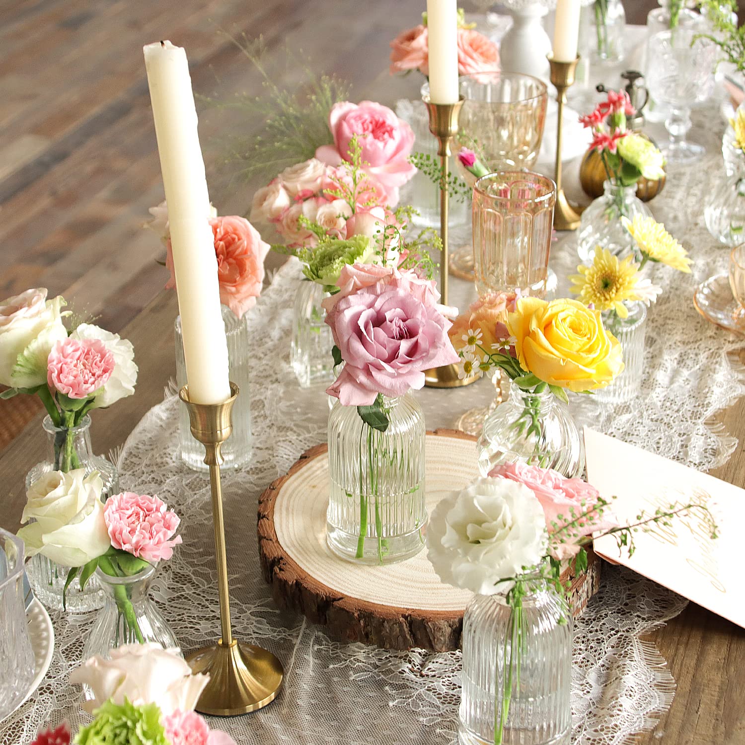 PHUNTTEK group of varied-height vases demonstrating mixing options