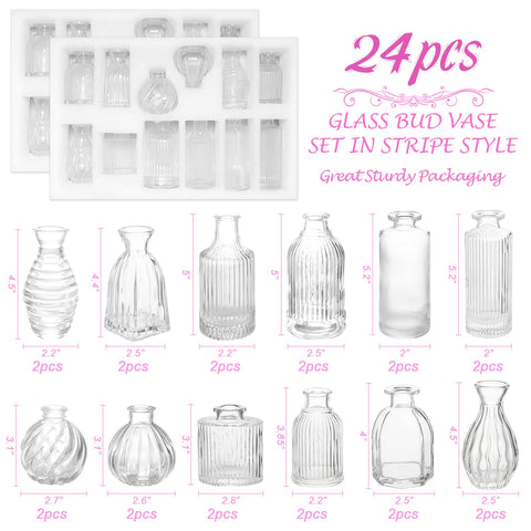 PHUNTTEK clustered vases as wedding centerpiece creating layered depth