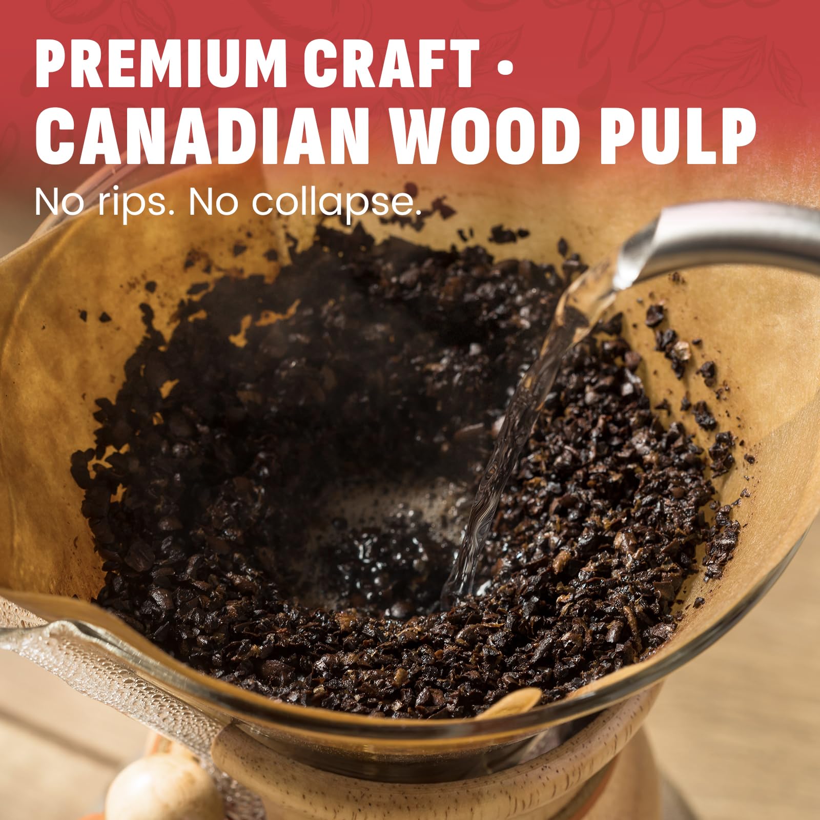 Phyyixs filter seated in a pour-over dripper demonstrating secure fit and stability