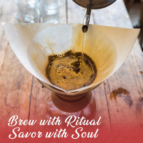 Phyyixs lifestyle kitchen scene with dripper and filters for everyday brewing