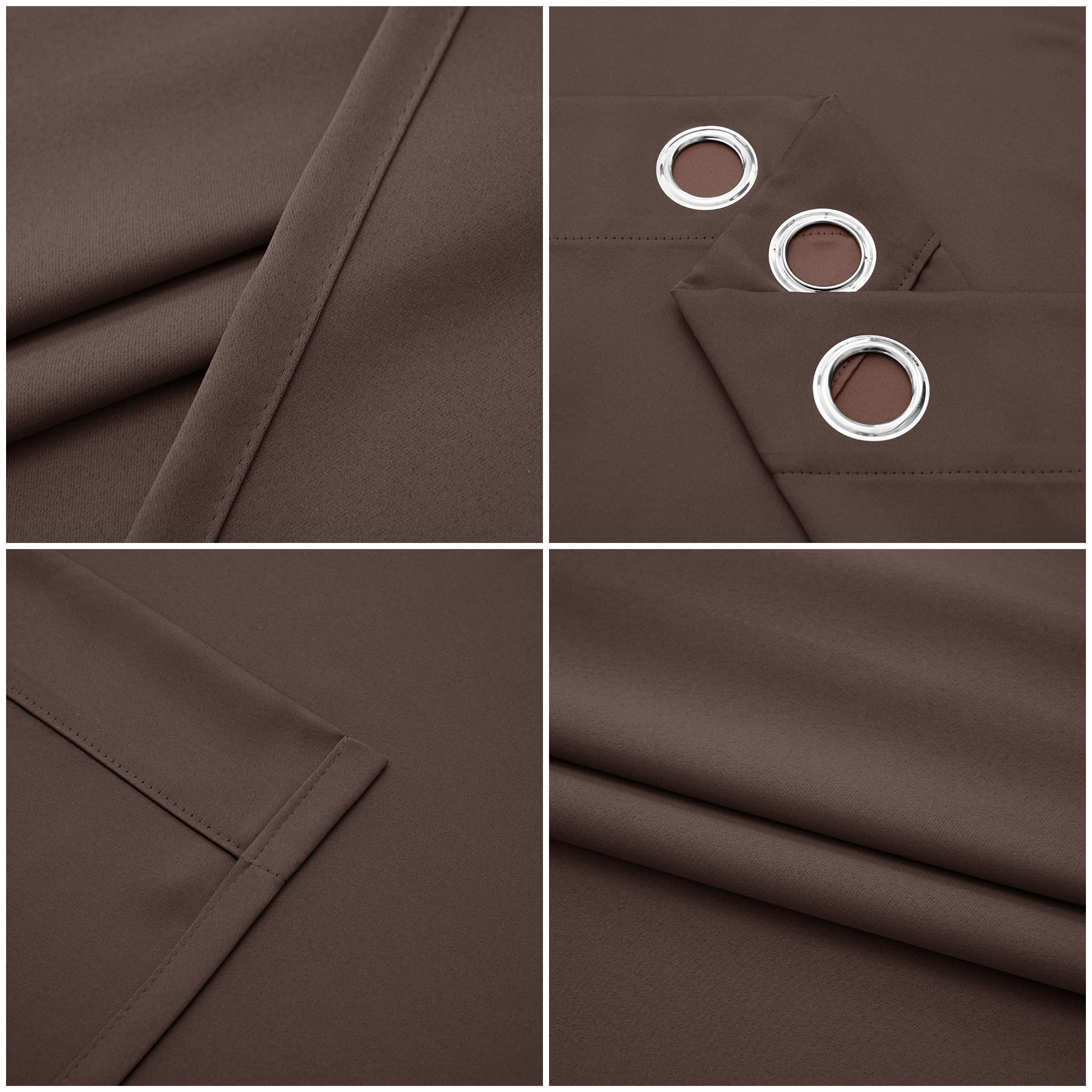 Pickluc curtains with person for scale showing full 84-inch length coverage