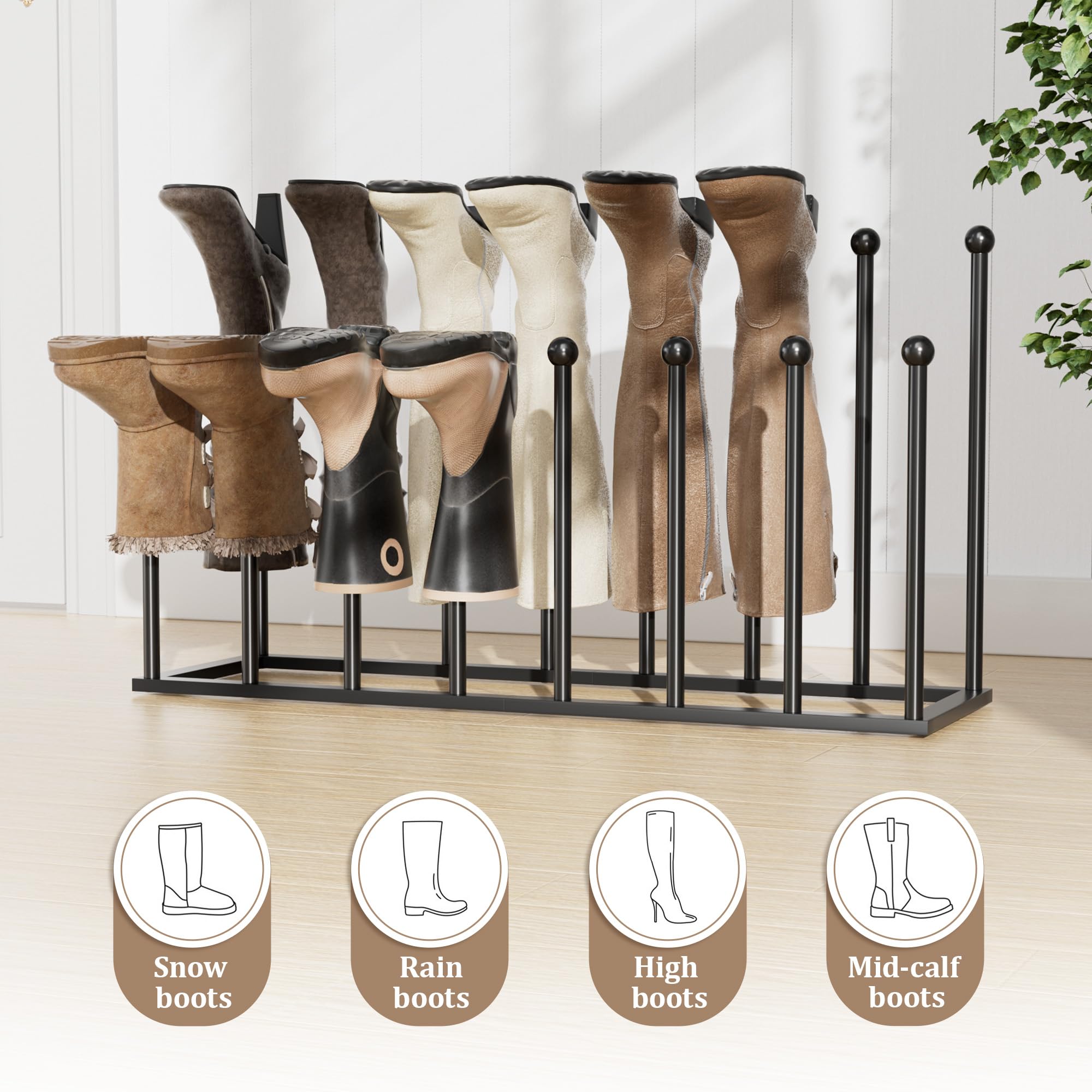 pickpiff boot rack inside closet saving space and improving organization
