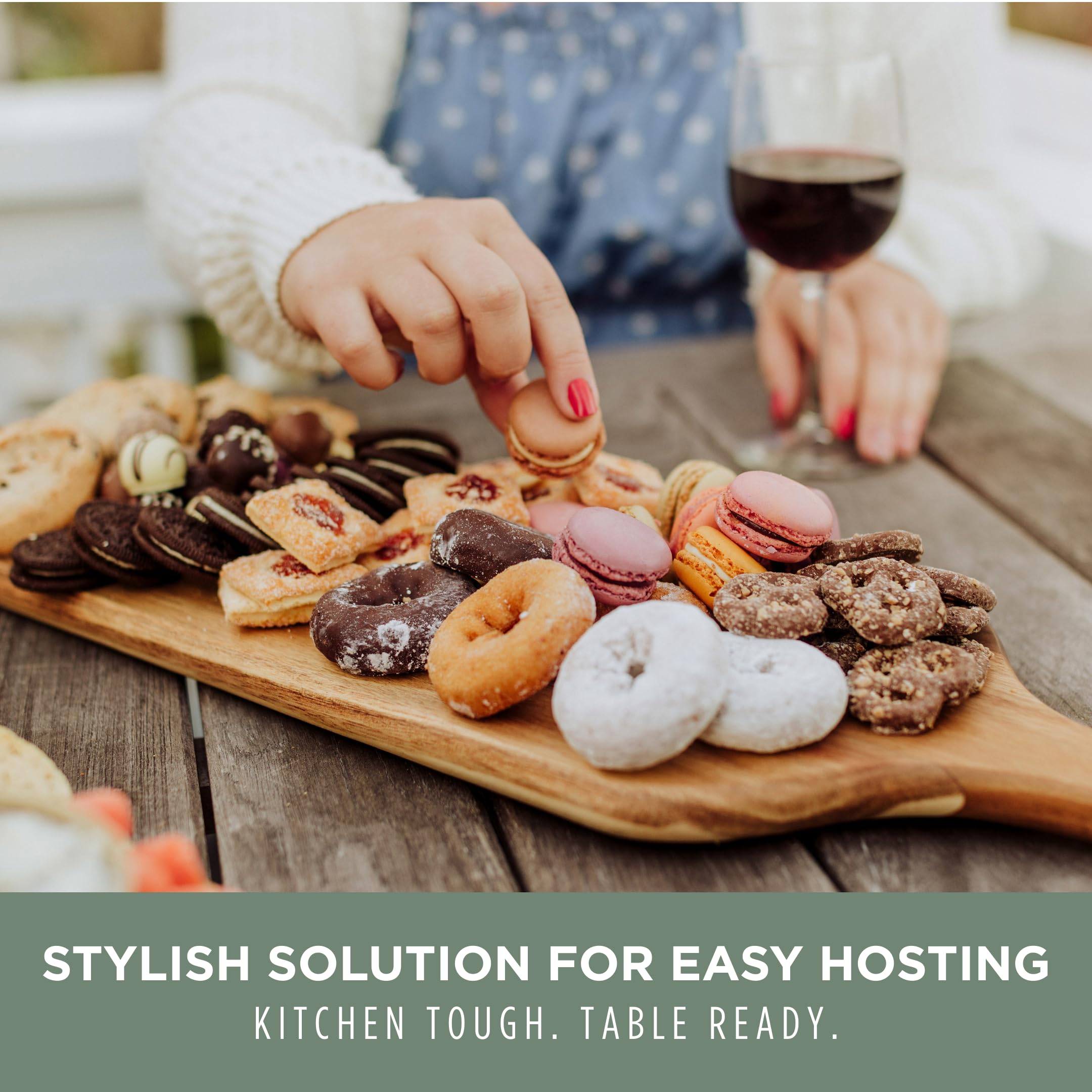 PICNIC TIME charcuterie setup demonstrates elegant entertaining benefit