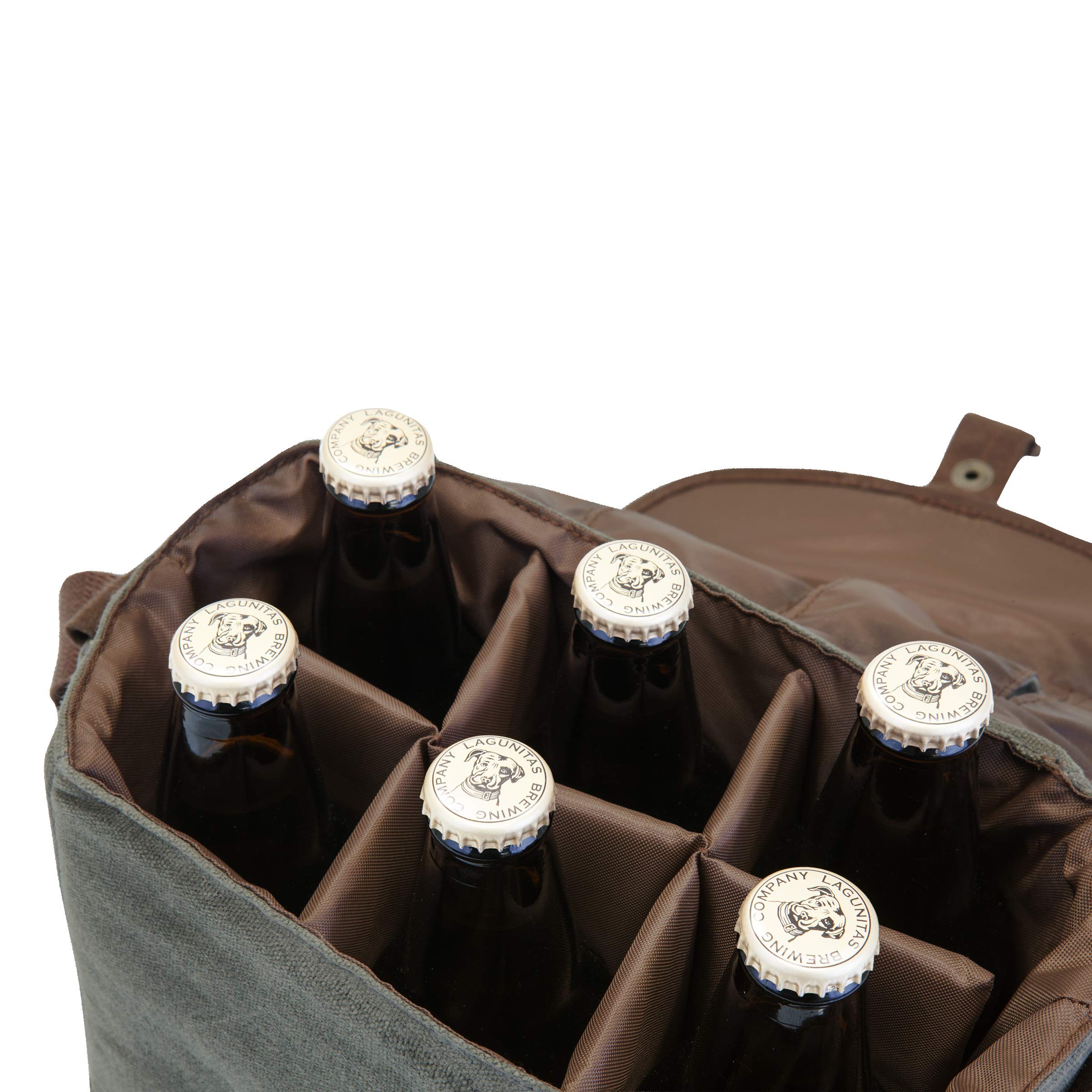 PICNIC TIME beer caddy adjustable shoulder strap detail for comfortable hands‑free carrying
