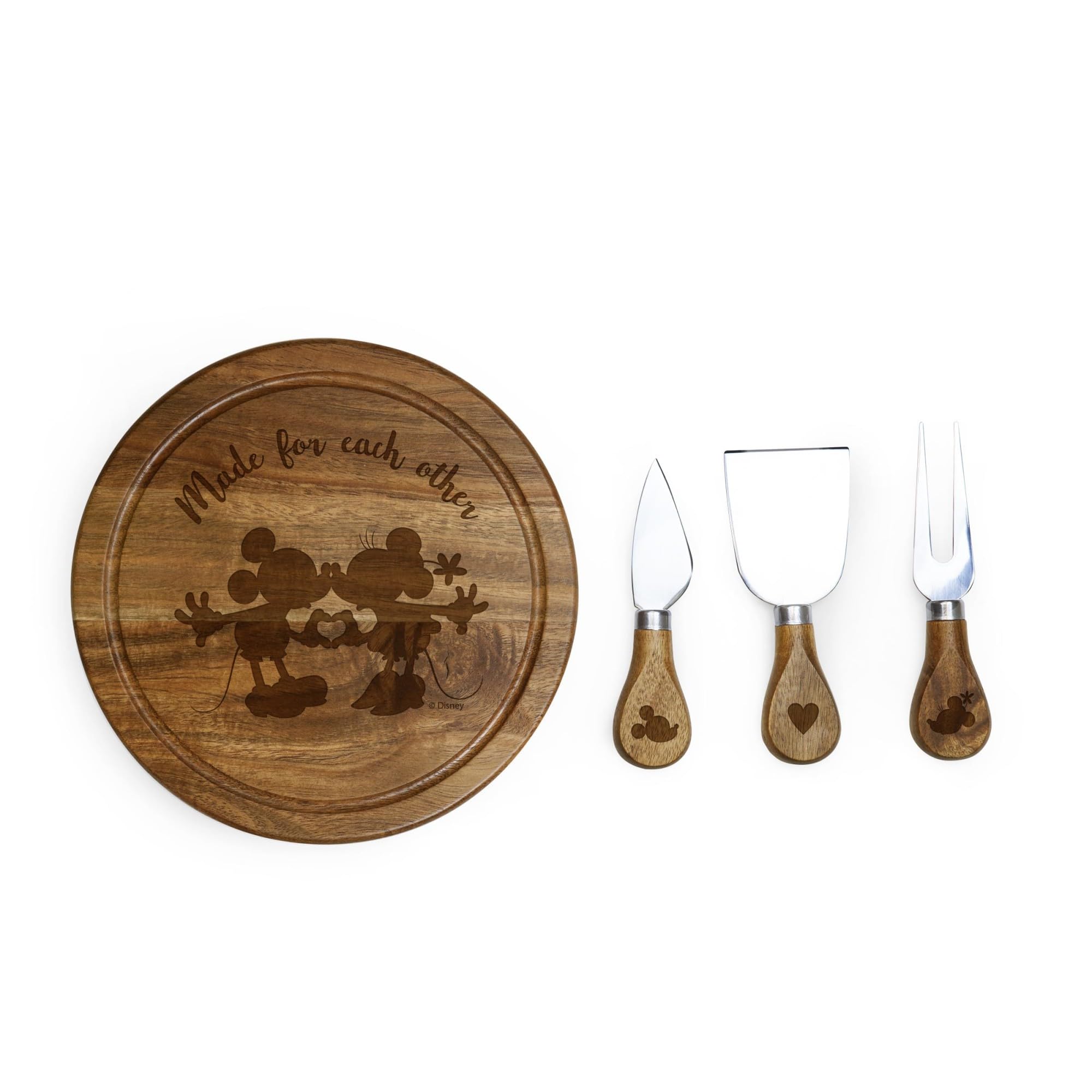 PICNIC TIME open swivel drawer revealing hidden cheese tools for tidy serving