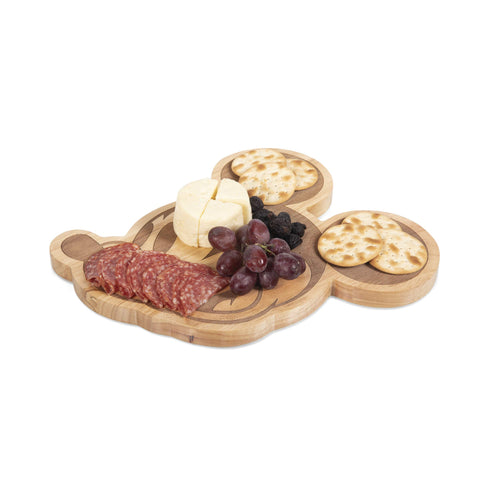 PICNIC TIME Toscano board with cheese and crackers showing entertaining use