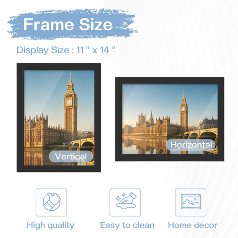Picrit back detail with hangers and easel showing easy wall or tabletop mounting