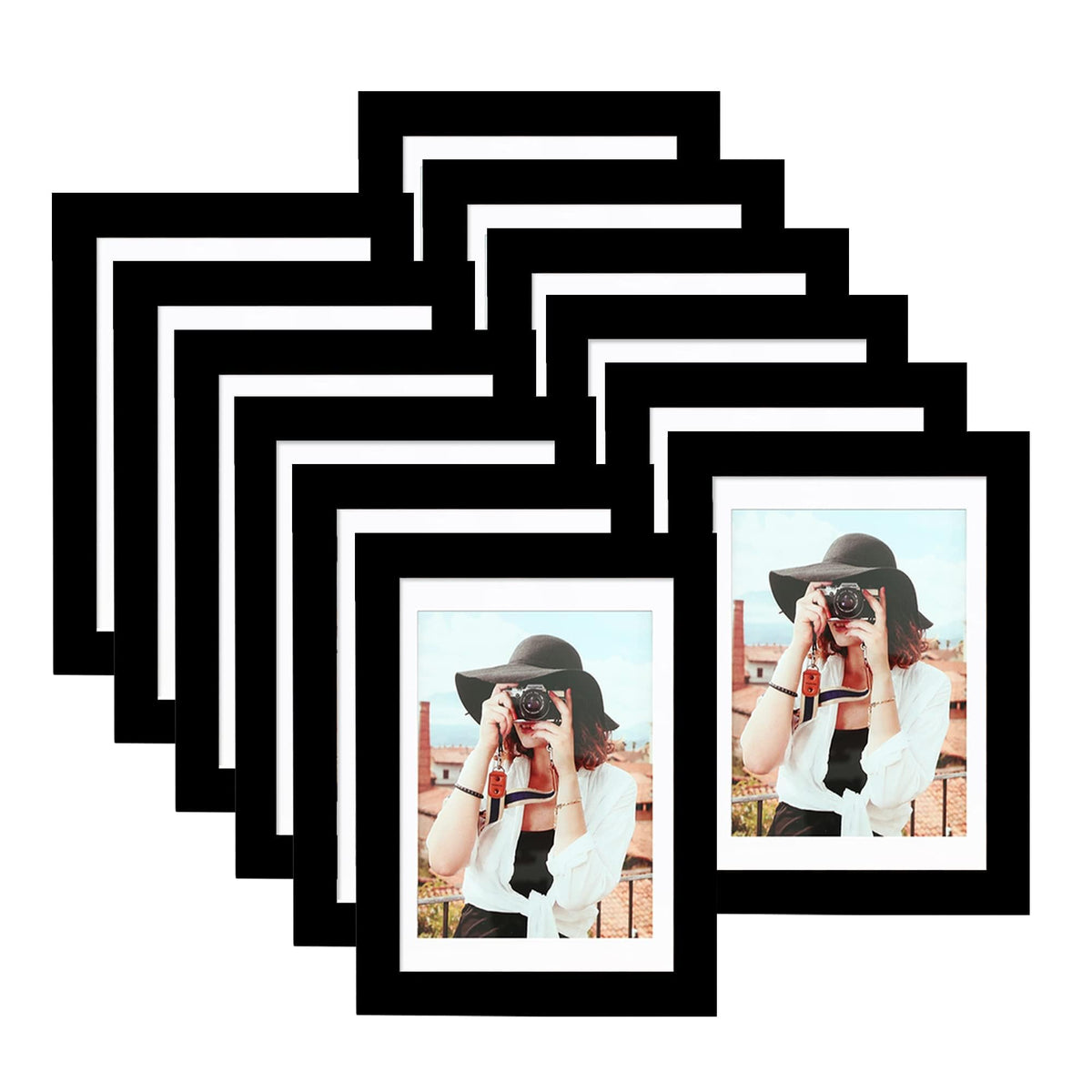 Picrit black frame front view showing clean modern look and cohesive display