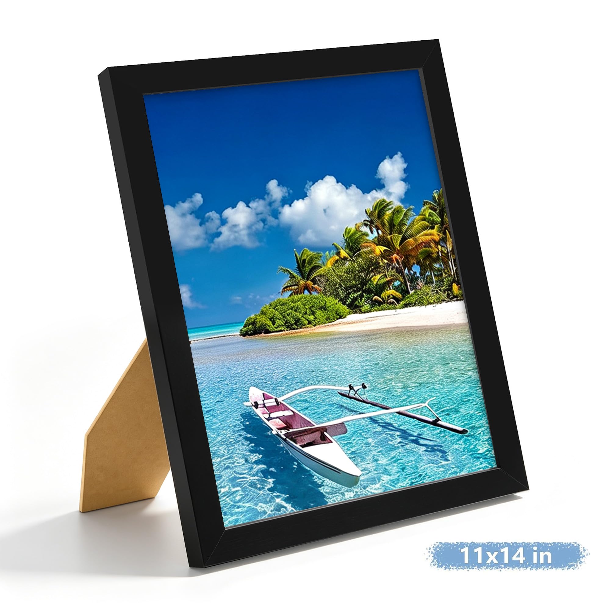 Picrit single frame on a tabletop easel showing stable display and decorative use