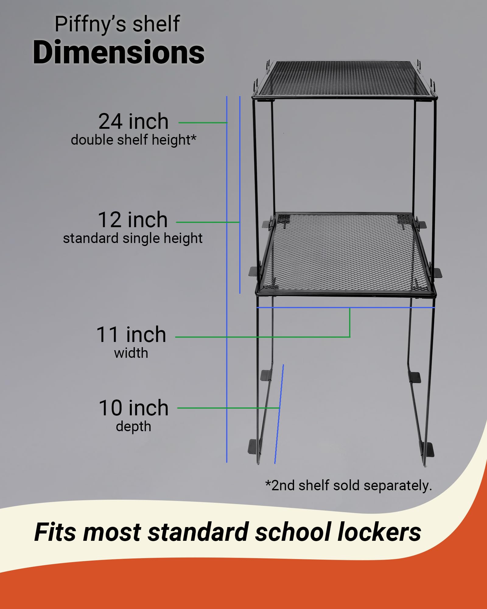 Piffny next to ruler showing 12 inch height and accurate sizing benefit
