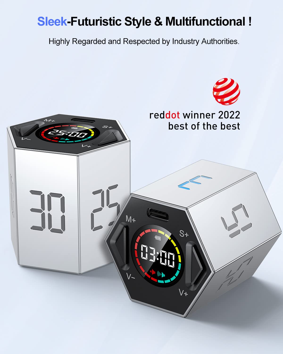 PIHEN Ticktime T6 LED close-up highlighting readable digits for quick time checks