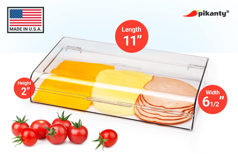 Pikanty airtight hinged lid closed showing secure seal that blocks odors