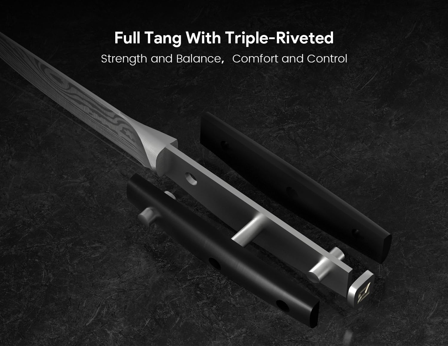 Piklohas knife beside ruler to display 4.6 inch blade size and scale