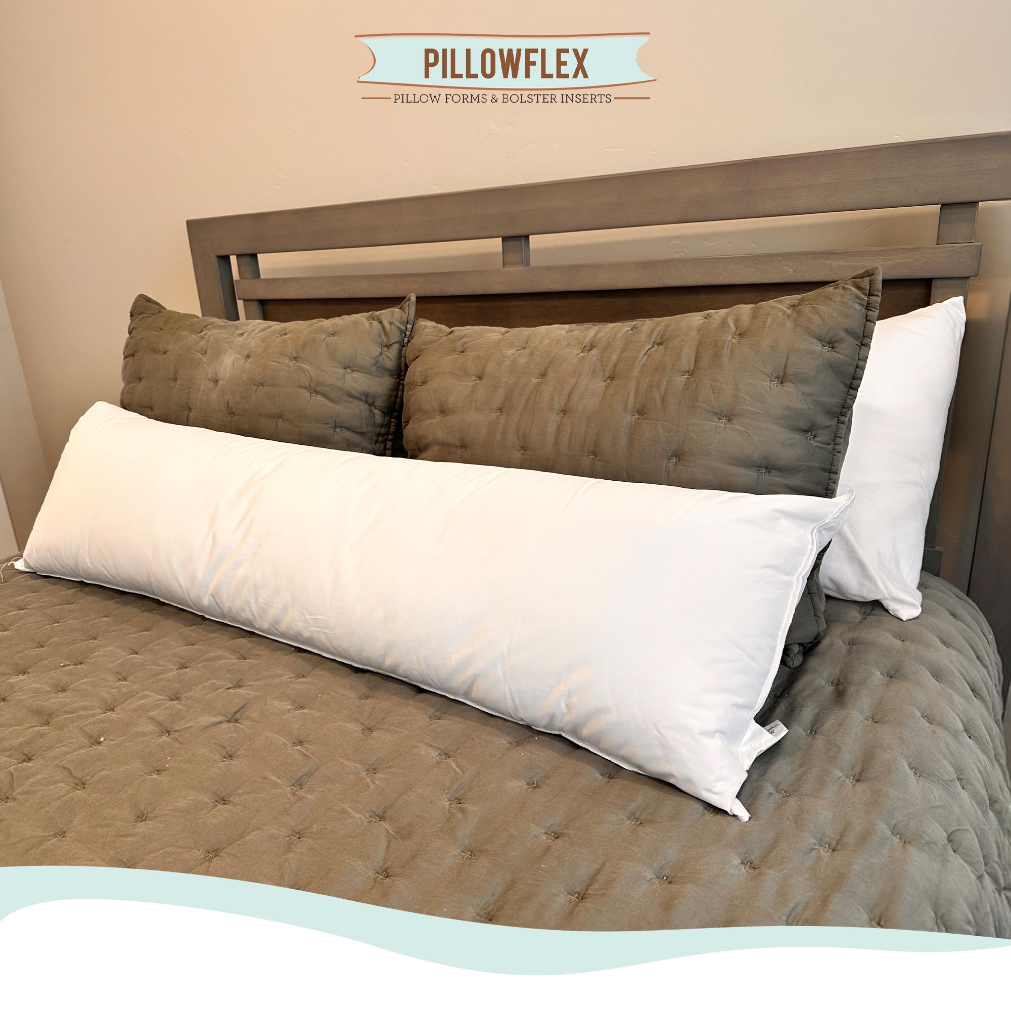 Pillowflex boxed with made in USA tag emphasizing domestic craftsmanship and trust