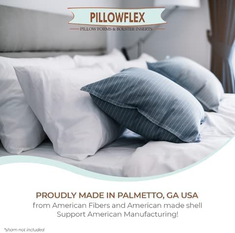 Pillowflex next to ruler illustrating true 12x24 dimensions for fit guidance benefit