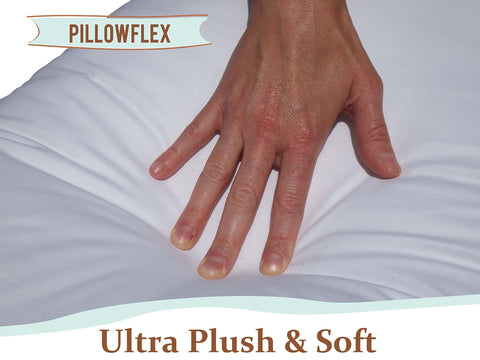 Pillowflex in washing machine ready to clean with easy-care benefit