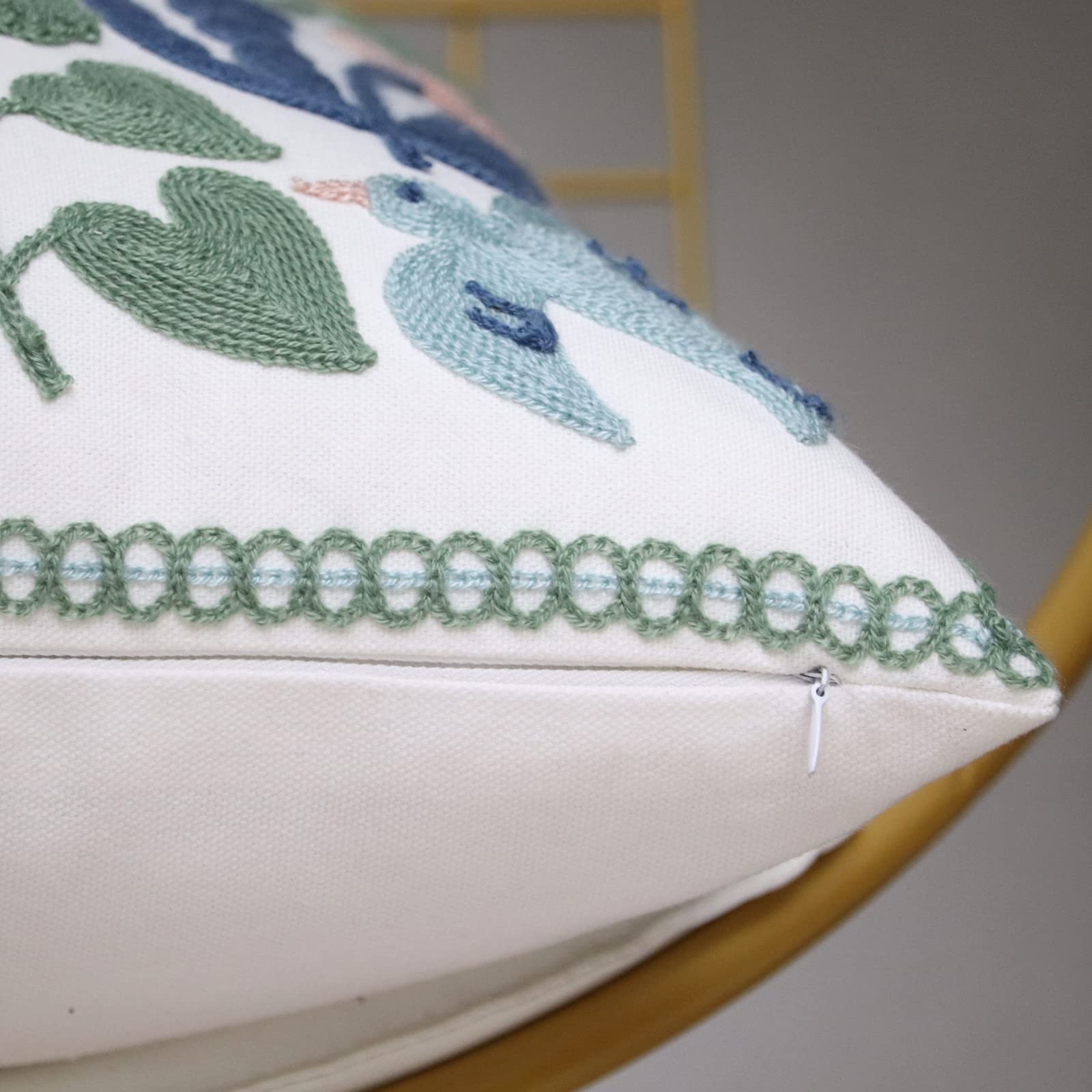 Pilmandu covers gift-wrapped, ready for housewarming with decorative embroidered appeal